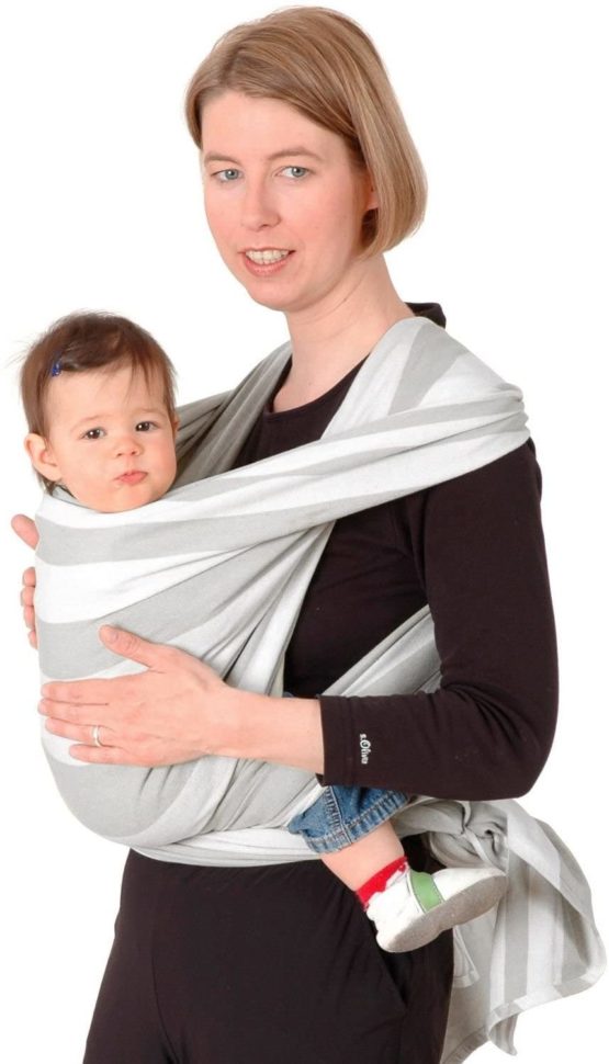 Didymos Standard Baby Wrap Sling (Size 5, Grey) - Image 4