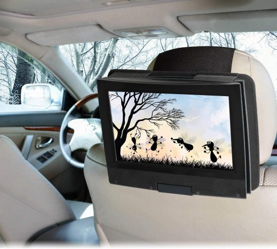 Hikig Universal Car Headrest Mount Holder for 7-11 Inch Swivel and Flip Style Portable DVD Player/Fit for all Swivel and Flip type Portable DVD Players Under 11 Inch - Image 2