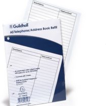 Exacompta Guildhall Telephone/Address Book Refills, A5, 30 Sheets