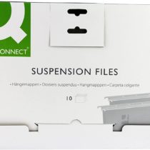 Q Connect Tabbed Foolscap Suspension File (Pack of 10)