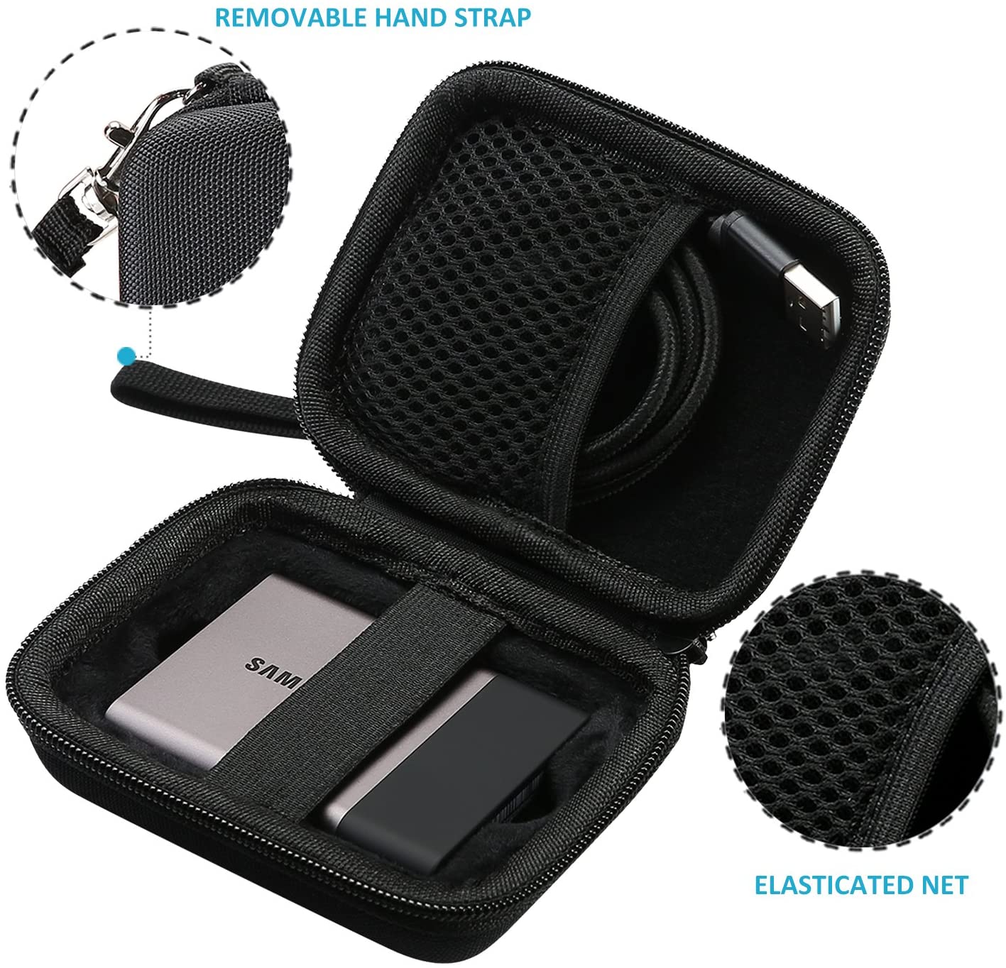 ProCase Carrying Case Bag for Samsung T3 T5 - Image 3
