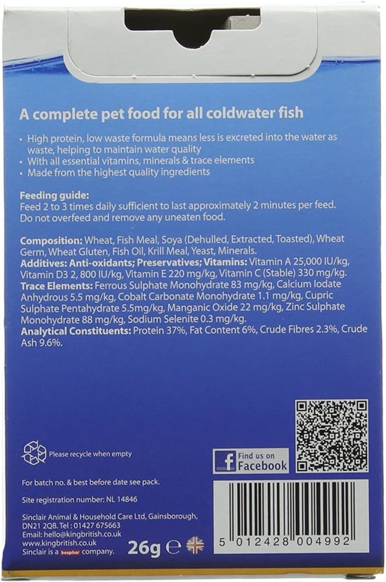 King British Goldfish Pellets Easy Clicker Feeder, 26 g - Image 2
