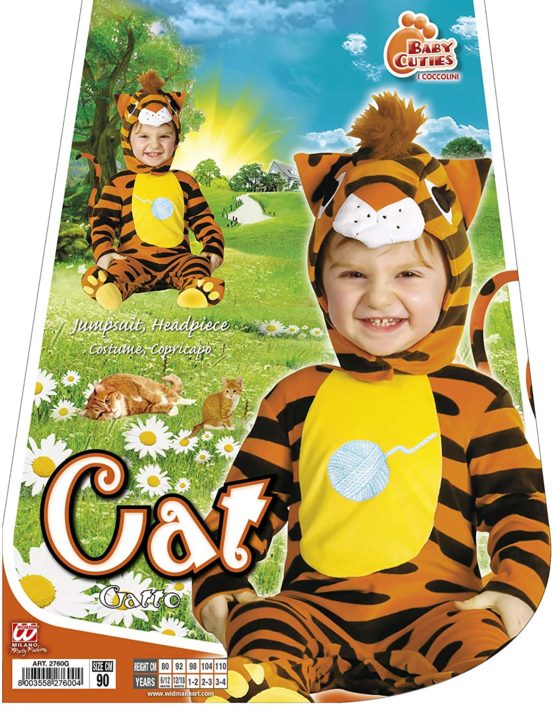 Children's Baby Tiger Cat Cutie Costume for Animal Jungle Farm Fancy Dress - Image 2