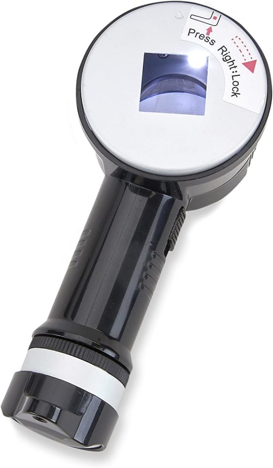CARSON Optical Led/Uv Lighted Loupe Magnifying, Black, 11,5X - Image 3