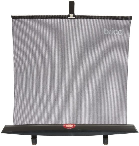 Brica by Munchkin Smart Car Window Sun Safety Shade,  Provides Maximum UVA UVB Protection, Automatically Rolls up and Down with Car Window