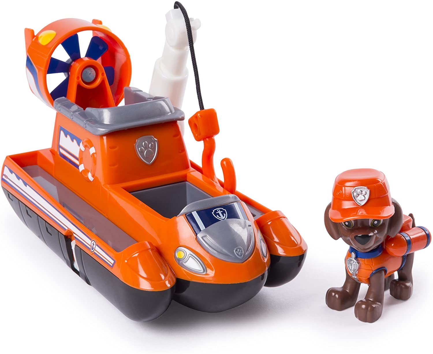 PAW Patrol Ultimate Rescue - Zuma’s Ultimate Rescue Hovercraft with Moving Propellers and Rescue Hook, for Ages 3 and Up