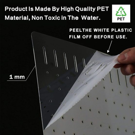 BEGONDIS Aquarium Fish Tank Divider Isolation Board for Mixed Breeding Made by PET/PETP (15.7 * 11.8") - Image 3