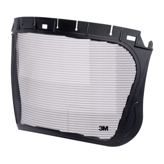 3M Mesh Visor, Etched Stainless Steel, Black, 5J-1 - Image 3