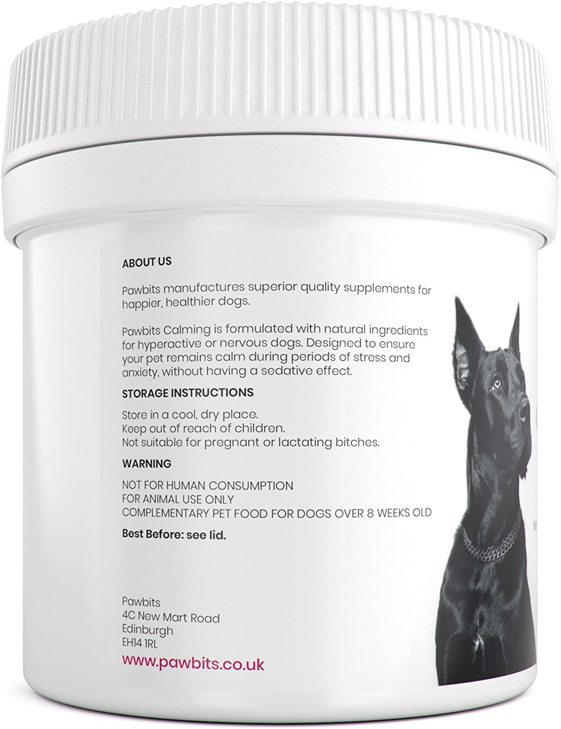 180 Pawbits Calming Tablets Supplement for Anxious & Hyperactive Dogs Calms Relaxes & Non-Sedative Dog Calming Tablets Fireworks - Image 2