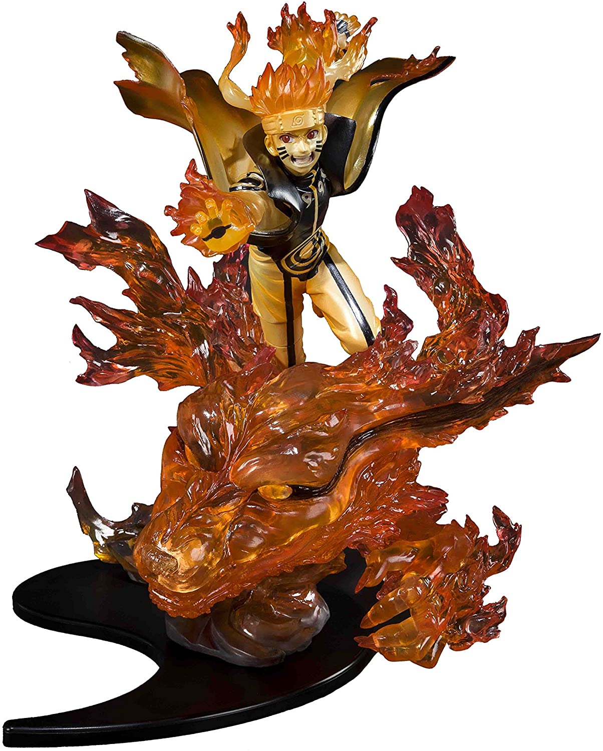 TAMASHII NATIONS Bandai Figuartszero Naruto Uzumaki-Kurama-Kizuna Relation Statue, Naruto Uzumaki (Kurama), Standard