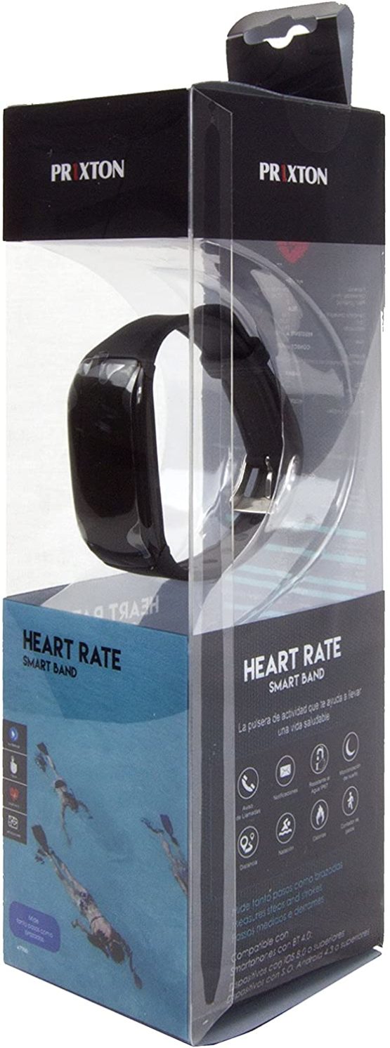 Prixton at700 - Activity Bracelet 0.5 inch with Bluetooth, Black - Image 4