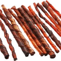 Pj Pet Products Beefy Rawhide Twists, 125 mm, Pack of 120