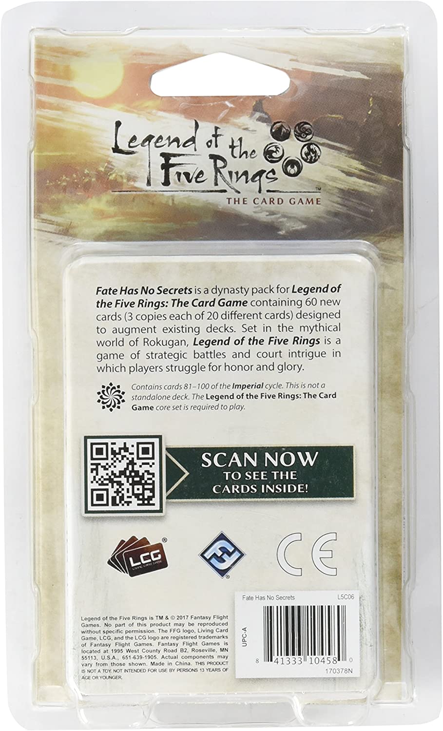 Fantasy Flight Games Fate Has No Secrets Expansion Pack: L5R LCG, Multicoloured - Image 2