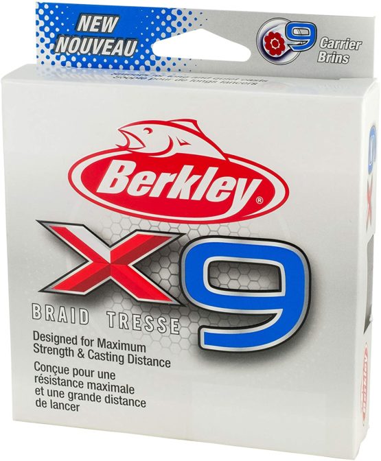 Berkley X9 Lo-Vis Green Braided Fishing Line - Image 3
