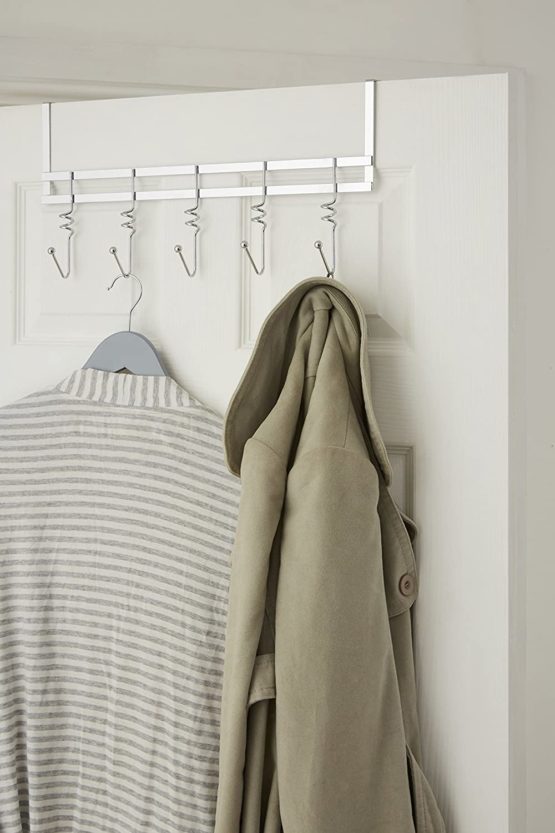 Premier Housewares 509519 Five Hook Over Door Hanger H x W x D: 22 x 45 x 9 cm - Image 3