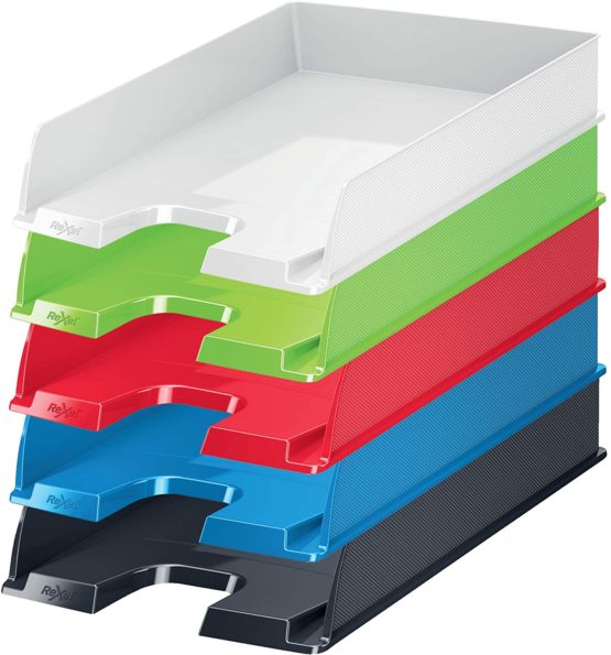 Rexel Choices, 2115599, Letter Tray, A4, Red - Image 3
