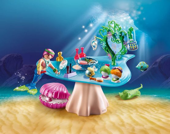 Playmobil 70096 Magic Mermaids Beauty Salon with Pearl Case, Multicoloured, 24.8 x 7.0 x 14.2cm - Image 3