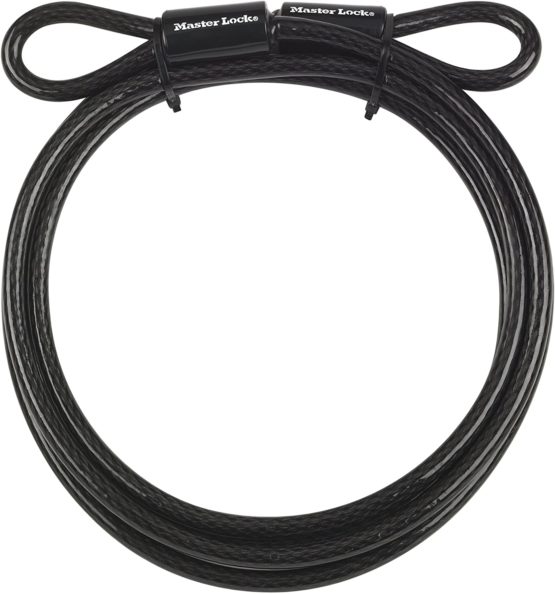 Master Lock Cable Lock, Looped End Cable for Use With Master Lock Padlocks, Best Used for Fences, Gates, Ladders and More - Image 2