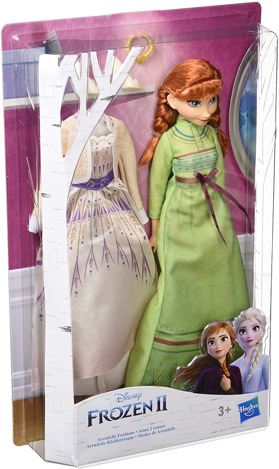 Disney Frozen Arendelle Fashions Anna Fashion Doll With 2 Outfits