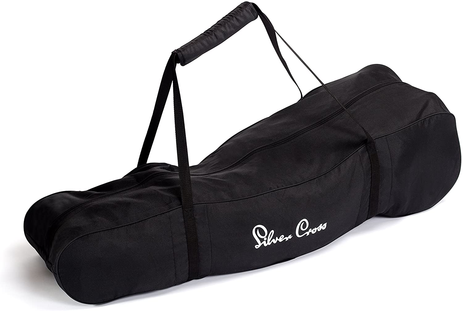 Silver Cross - Universal Stroller Bag - Pram Organiser Bag, Black, Zest & Pop - Image 3
