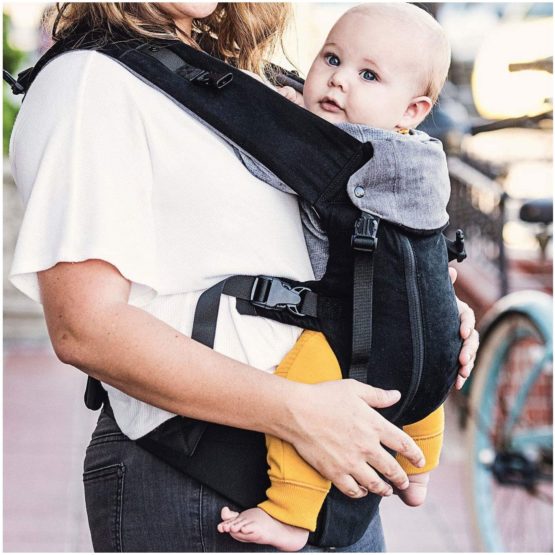 Beco 8 Baby Carrier, (Winter Foral) – Supportive and Adaptable Carrier for Babies from 7 – 45 lbs with Convertible Cool Mesh Panel - Image 4