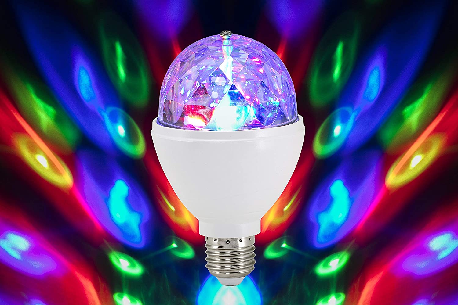Briloner Lights 0528-003 LED party light, disco lighting effects, self-rotating, color changing, bulb, 3 W - Image 2