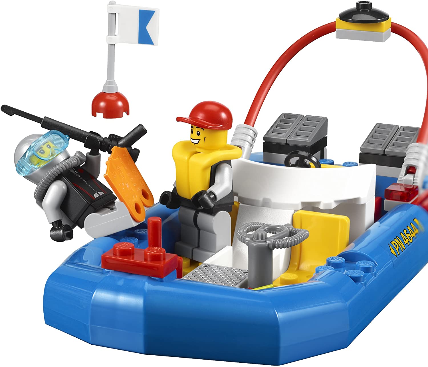 LEGO City Harbour 4644 Marina, Assorted Colours Lime Green, 5+ - Image 3