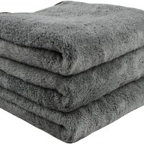 Microfibre Car Drying Towels Car Washing Cloths For Drying Cleaning Grey 3Pack 40X60CM
