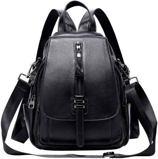 ALTOSY Leather Backpack Purse Women Convertible Shoulder Bag Portable Knapsack Fashion Daypack