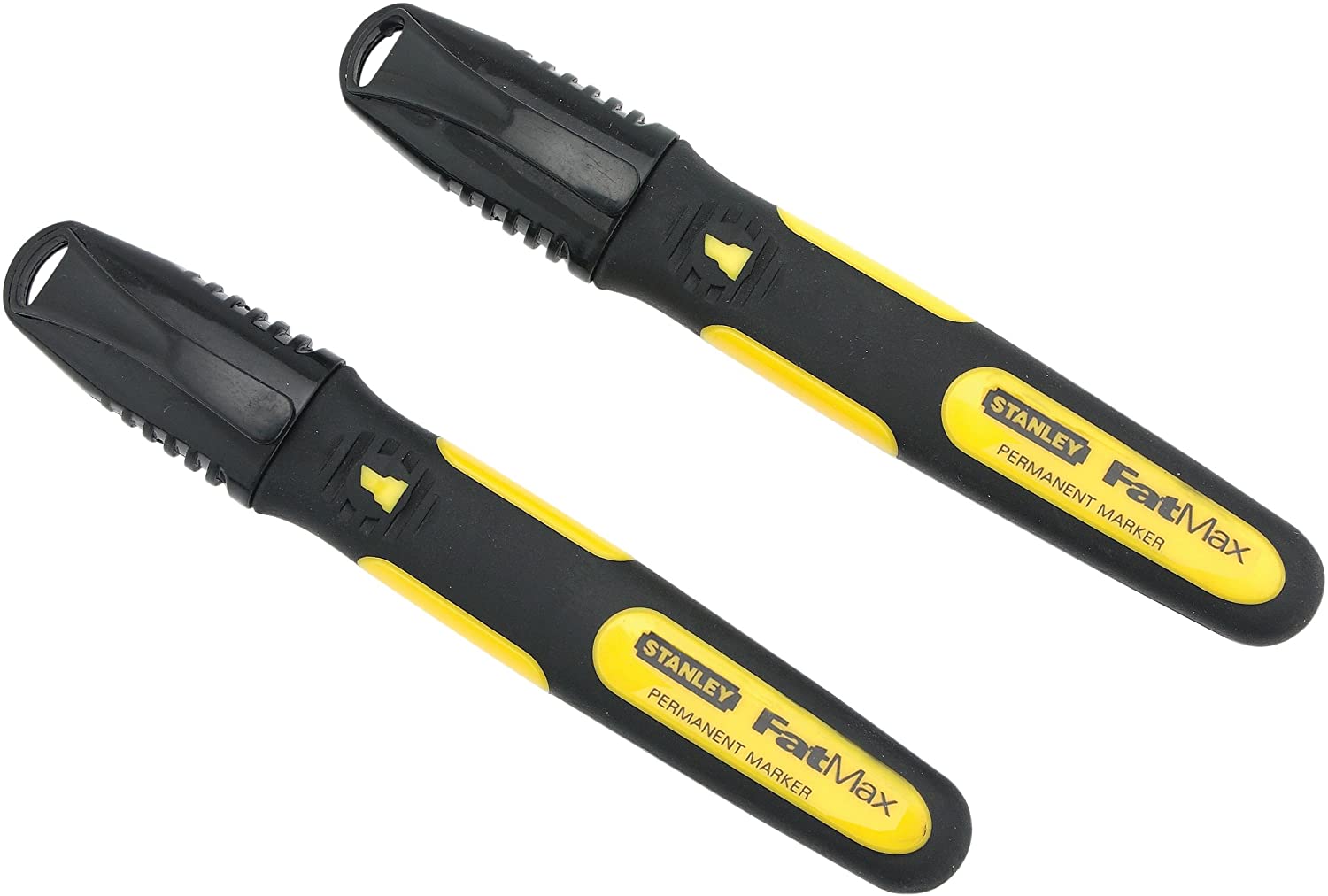 Stanley 0-47-314 FatMax Chisel Tip Marker (Pack of 2) - Black - Image 2