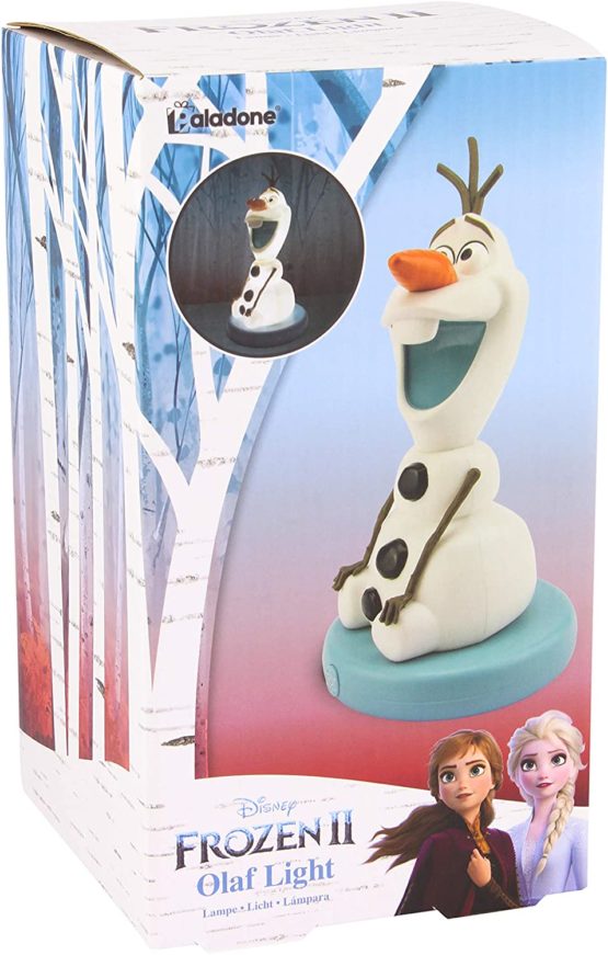Paladone Frozen Olaf Light | Perfect Night Light for Kids | Desks, Shelves, Table Top Soothing Moodlight | Childrens Classic Disney Lamp [Energy Class A] White - Image 4