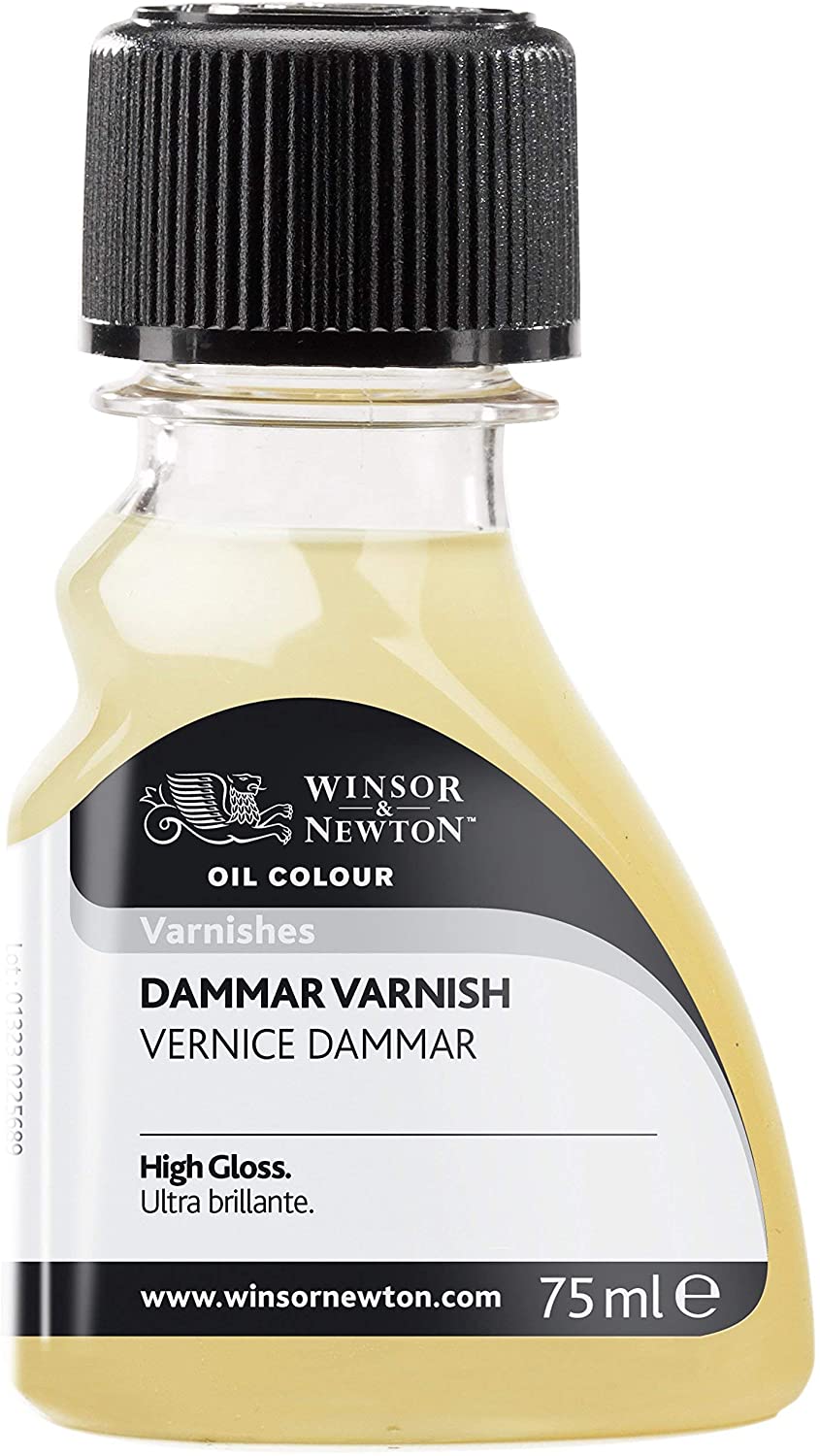 Winsor & Newton RCFVD75 75Ml Dammar Varnish,Yellow, 120 ml (Pack of 1)