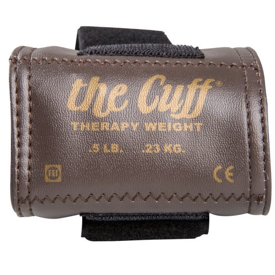 Weight cuff - Cando wrist and ankle weights - 227 g, walnut - alternative to dumbbells