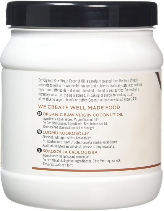 Biona Organic Raw Virgin Coconut Oil, 800g - Image 2