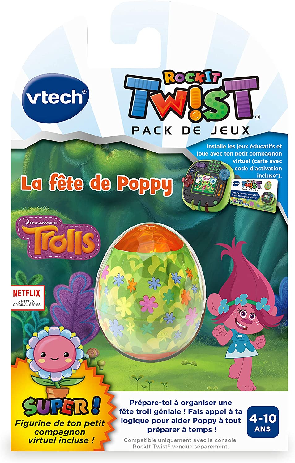 VTech 80-495205 ROCKIT TWIST - JEU TROLLS - LA FÊTE DE POPPY Educational Games, Multicolored - Image 4