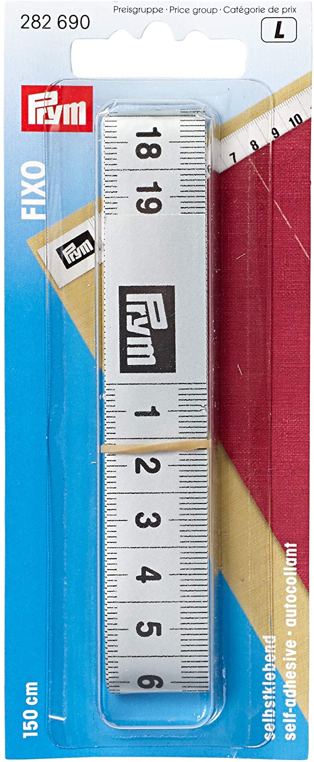 Prym - Fixo Self-Adhesive (150cm) Measure Tape - 5 Pieces, White, 1.6 m - Image 2