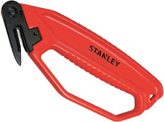 Stanley 29674268 0-10-244 Safety Wrap Cutter, Red