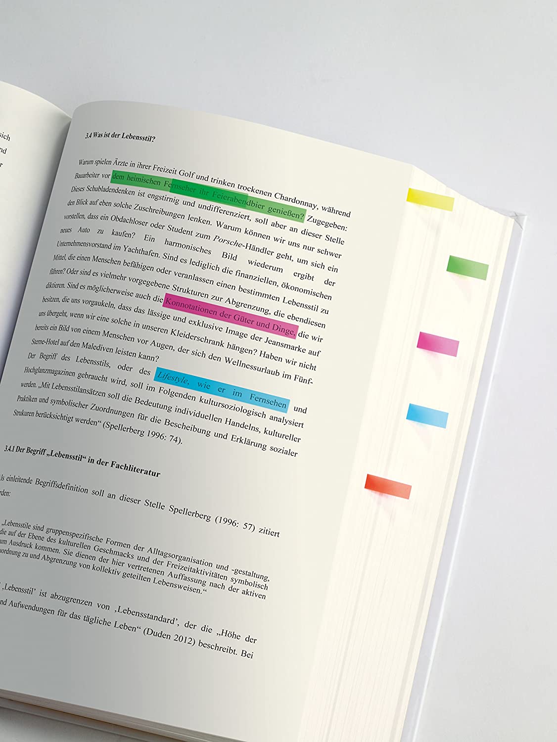 SIGEL HN617 Transparent Index Page Markers; film, micro, 400 strips, Green/Blue/Pink/Yellow/Orange, Multicolor, 110 x 57 mm - Image 2