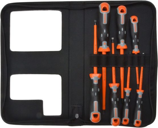 Bahco 202.032 Tekno+ VDE Insulated Safety Screwdriver Set, 7 Pieces - Image 3