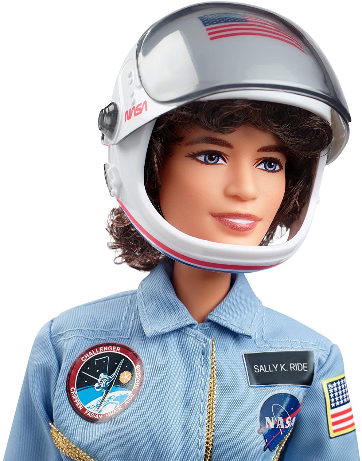 Barbie Inspiring Women Sally Ride Doll, Multicoloured, Medium - Image 2
