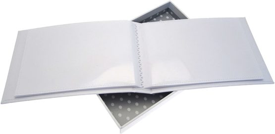 White Cotton Cards Grandson and Wife Wedding Day Tiny Album (Top Hat/Shoes) - Image 2