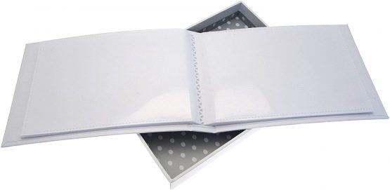 White Cotton Cards Honeymoon Tiny Album (Top Hat/Shoes) - Image 2