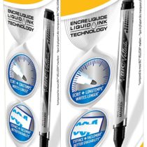 BIC Velleda Liquid Ink Dry Wipe Pocket Markers - Black (Pack of 12)