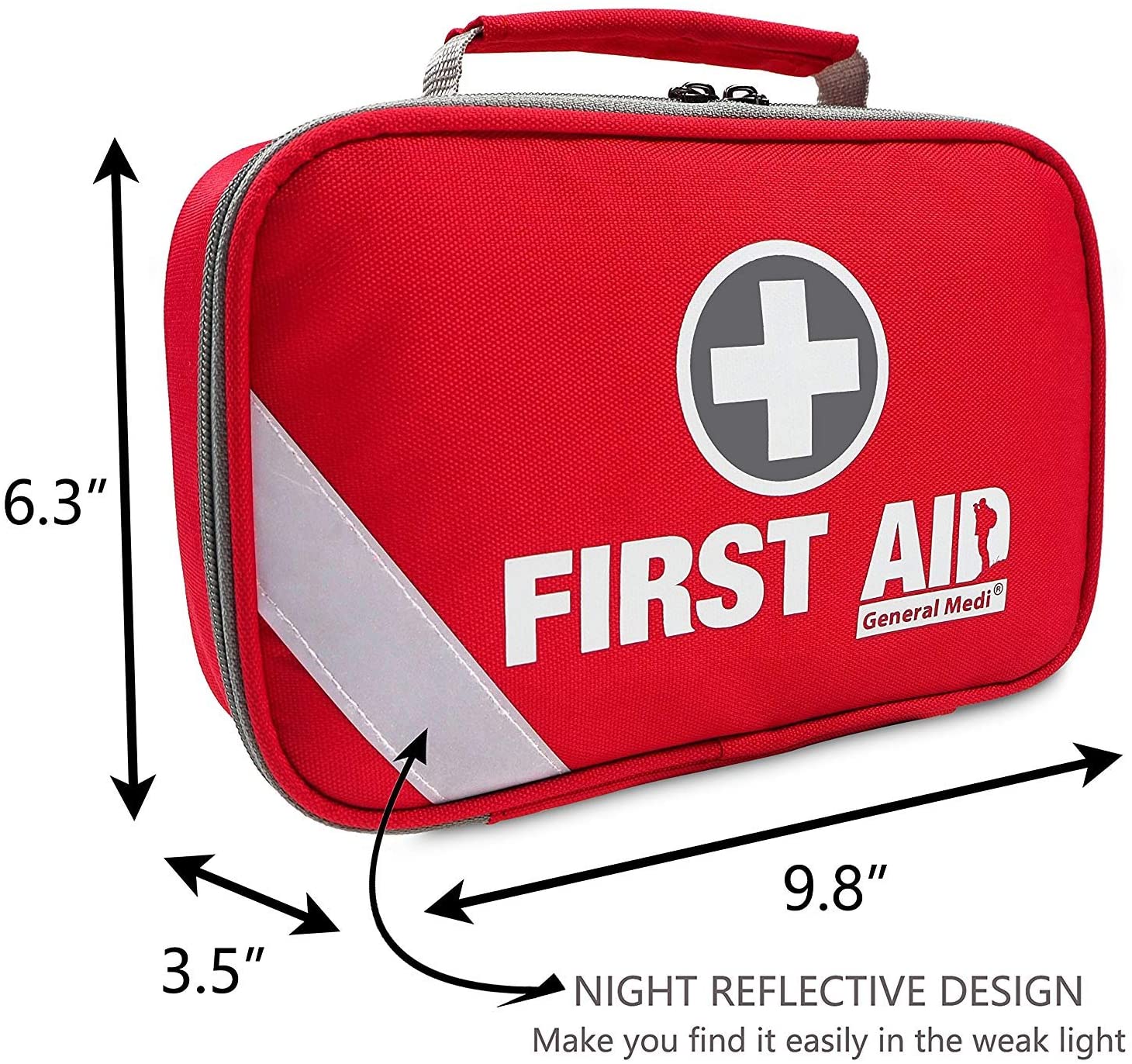 First Aid Kit (215 Piece) + Bonus 43 Piece Mini First Aid Kit