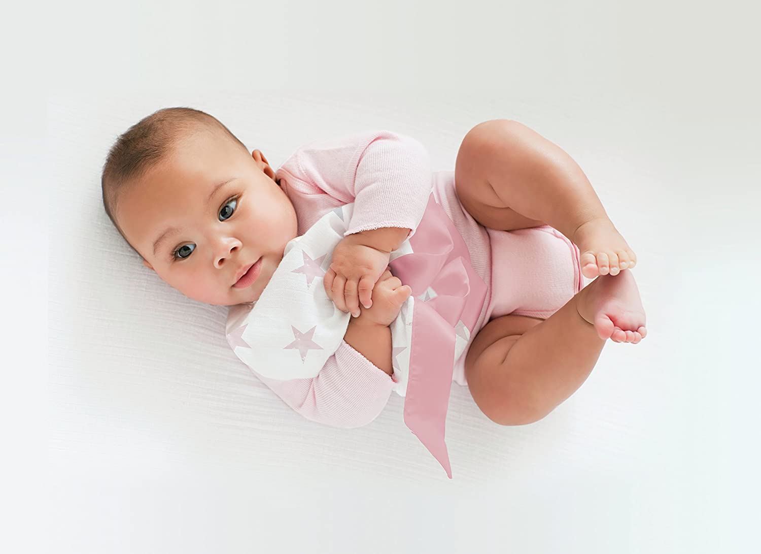 aden + anais essentials Issie Security Blanket, Super Soft 100% Cotton Muslin, Satin Trim, 2 pack, doll - Image 3