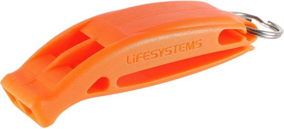 Lifesystems Safety And Emergency Whistle With Lanyard for Outdoors, Mountaineering, Boating And Signalling