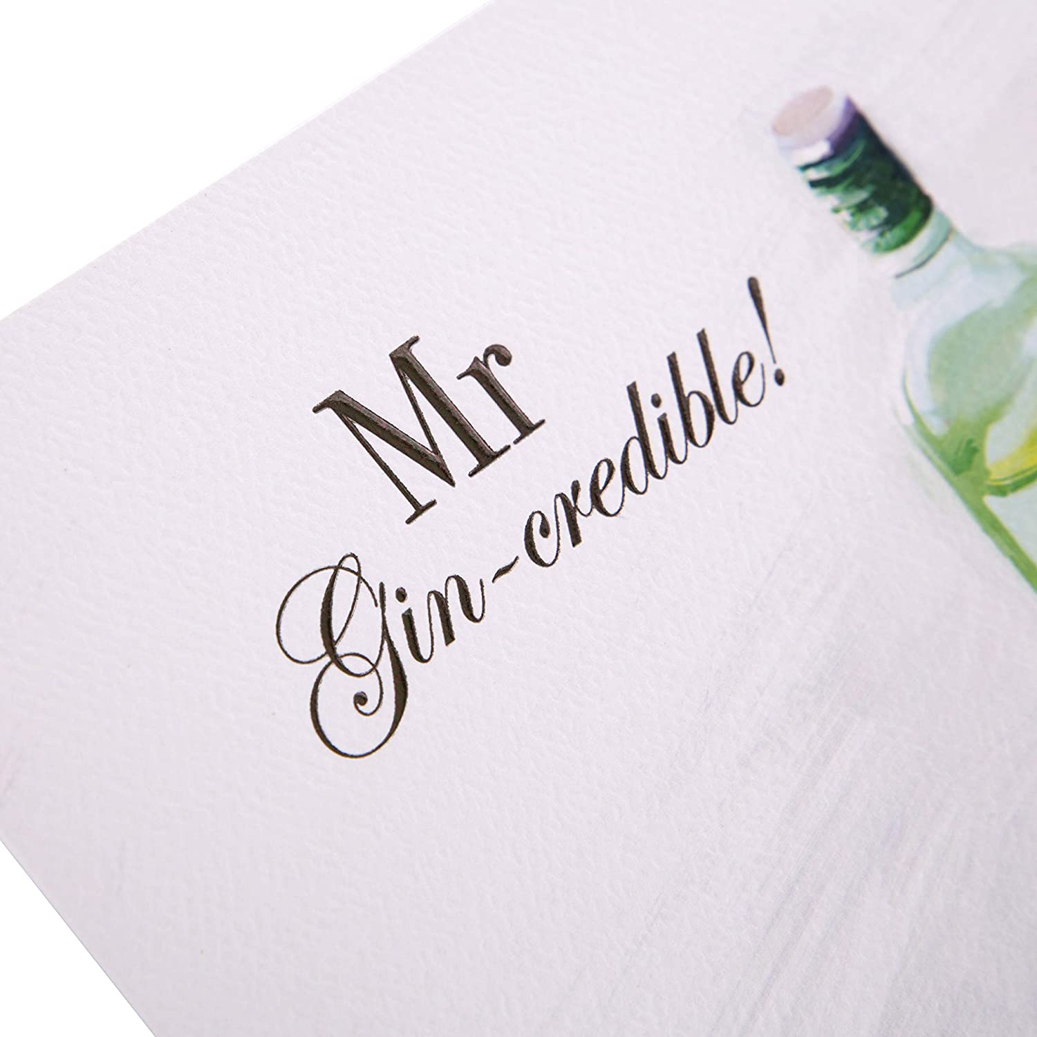 Hallmark Mr Gin-Credible Card 'Father's Day, Birthday, Anniversary' - Medium, 16cm x 16cm - Image 3