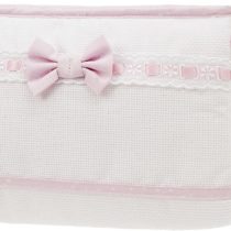 AGOFIL Baby Girls wirh, Travel Bag Envelope with Zip, White and Pink, One Size