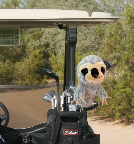Daphne's Unisex's Sloth Novelty Driver Cover-Grey, 0 - Image 2