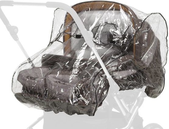 Playshoes Baby Travel Universal Duo Twin Rain Cover Transparent